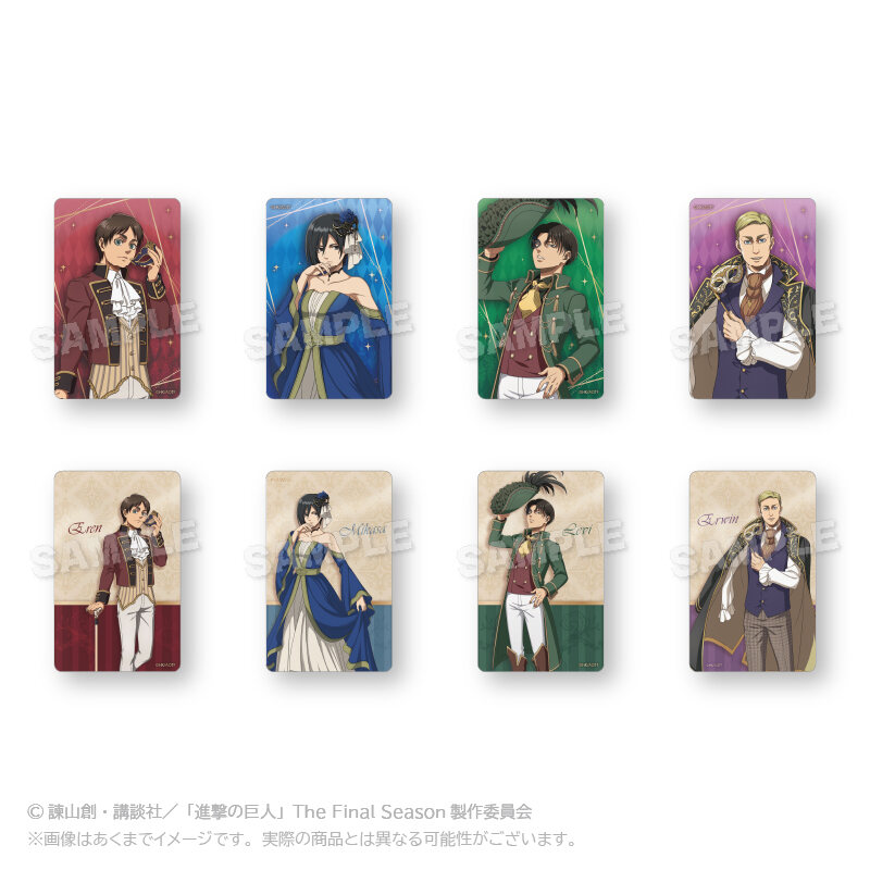 Attack on Titan Trading Clear Card Masquerade Ver. [BOX]