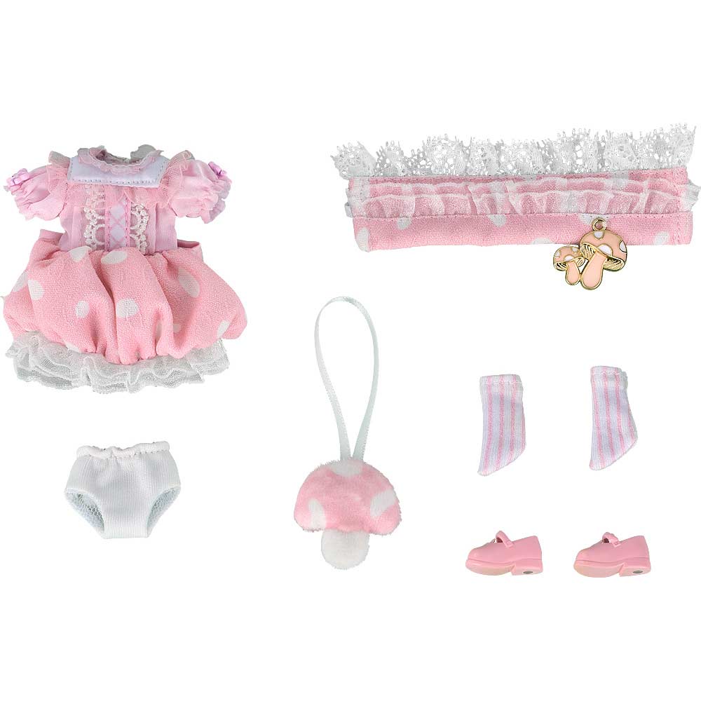 (PO) Nendoroid Doll Outfit Set: Mushroom - Girl (Pink)