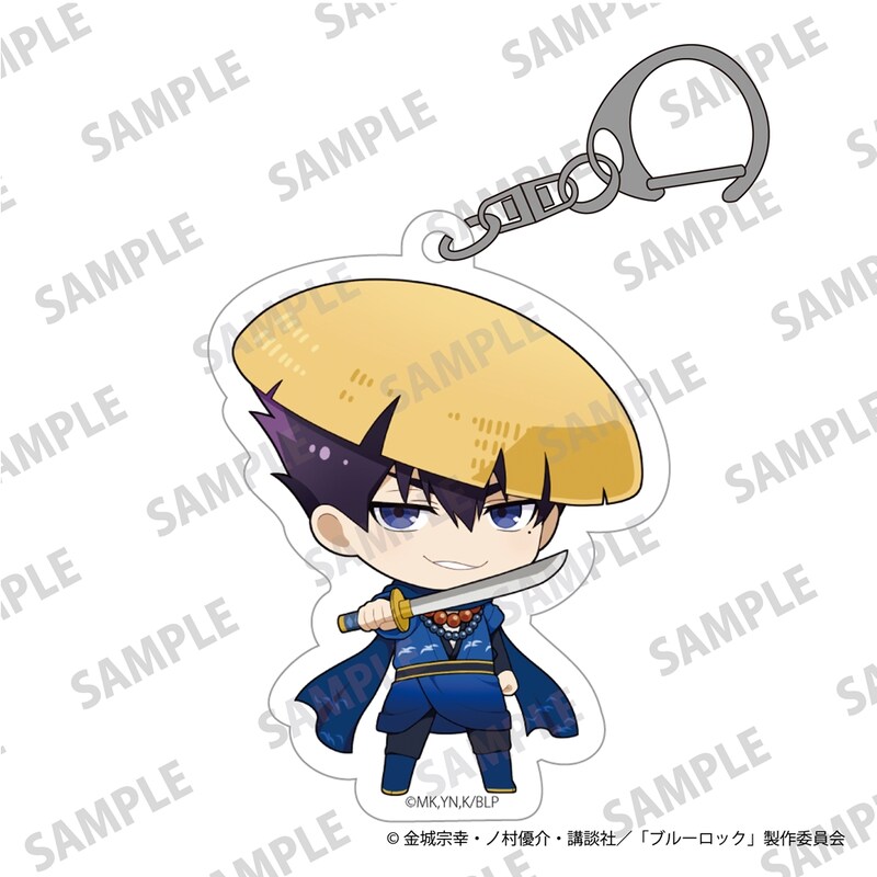 (PO) Blue Lock Mini Chara Acrylic Key Chain Furaibo Ver. Karasu Tabito