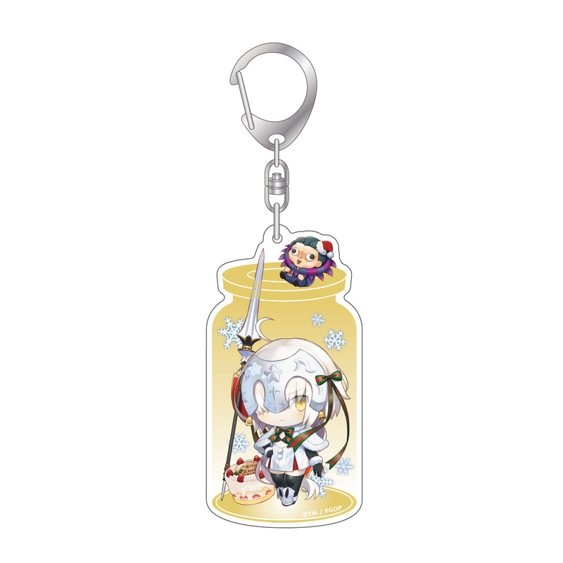 (PO) Fate/Grand Order CharaToria Acrylic Key Chain Lancer / Jeanne d'Arc Alter Santa Lily