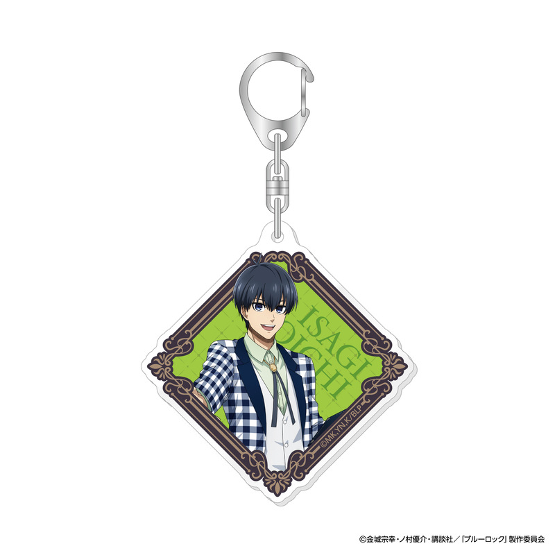 (PO) Blue Lock Acrylic Key Chain Isagi Yoichi AbemaTV