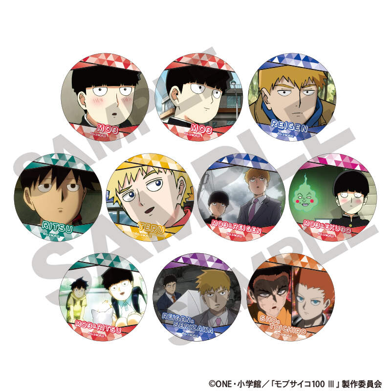 (PO) Mob Psycho 100 III Trading Can Badge 128371 [BOX]