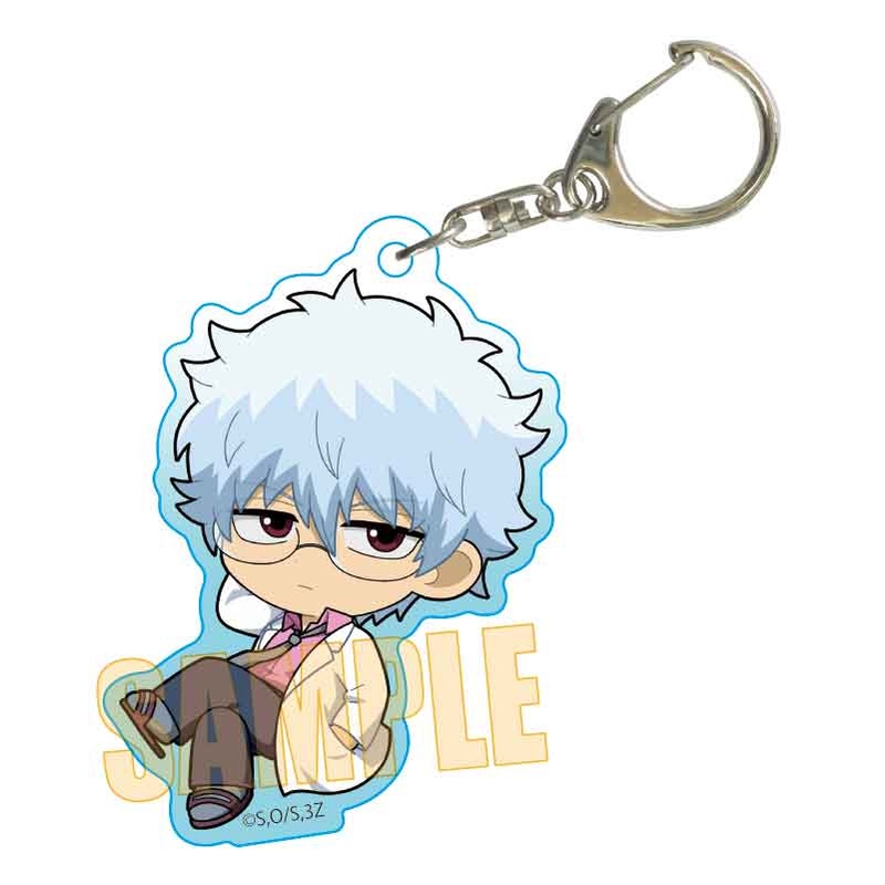 (PO) Pukasshu Acrylic Key Chain 3-Z Class Ginpachi-sensei Sakata Ginpachi