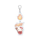 (PO) Linked Acrylic Key Chain Sanrio Characters 01 Hello Kitty (Graff Art Illustration)