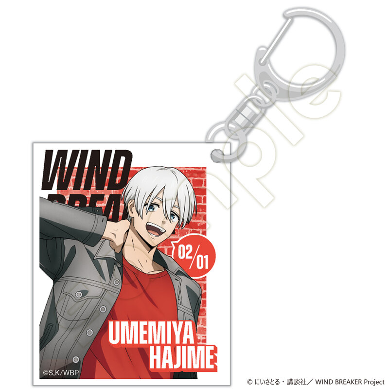 (PO) Wind Breaker Acrylic Key Chain Umemiya Hajime (Hagoromo)