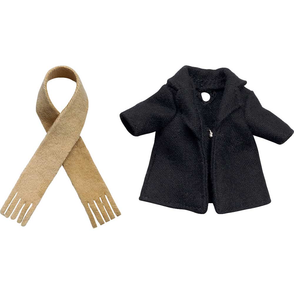 (PO) Nendoroid Doll Coat & Scarf (Black)
