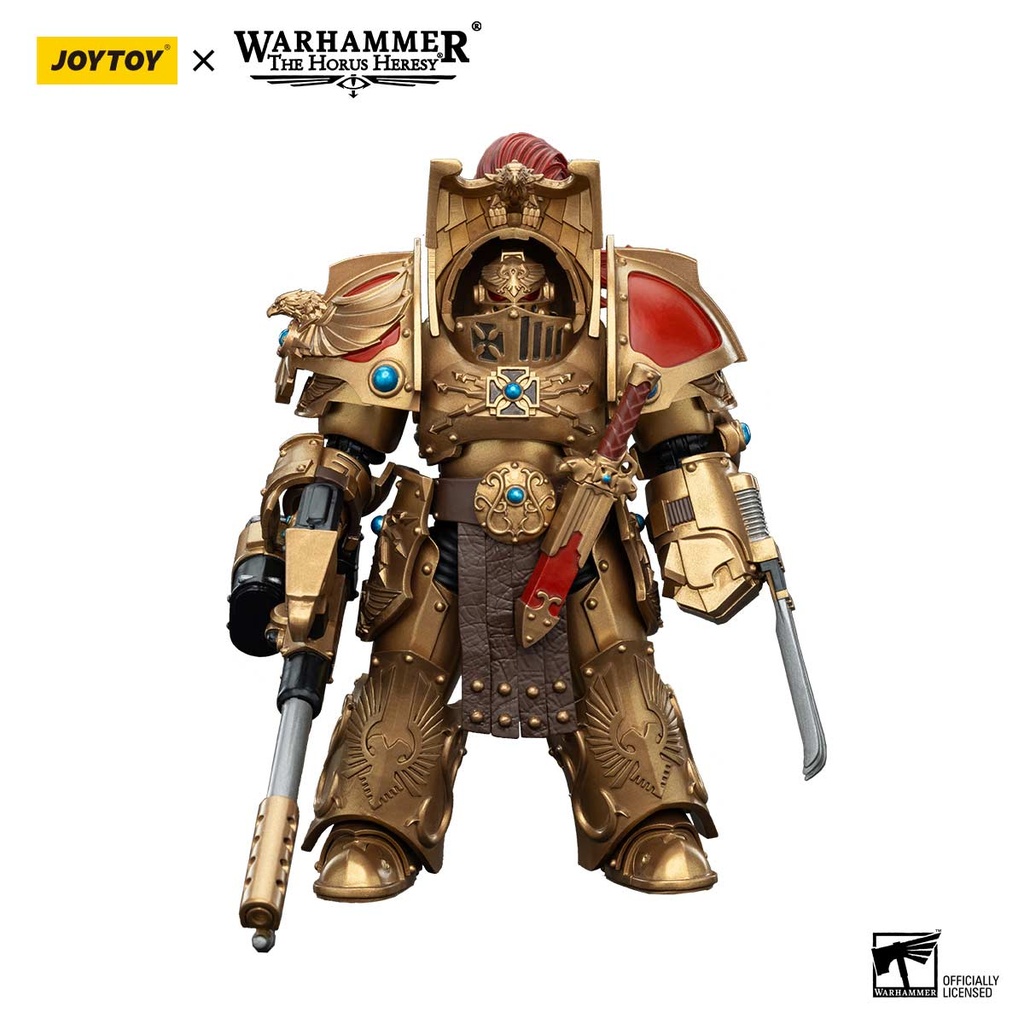 Joytoy Warhammer 40k - Legio Custodes Aquilon Terminator Squad Aquilon with Infernus Firepike