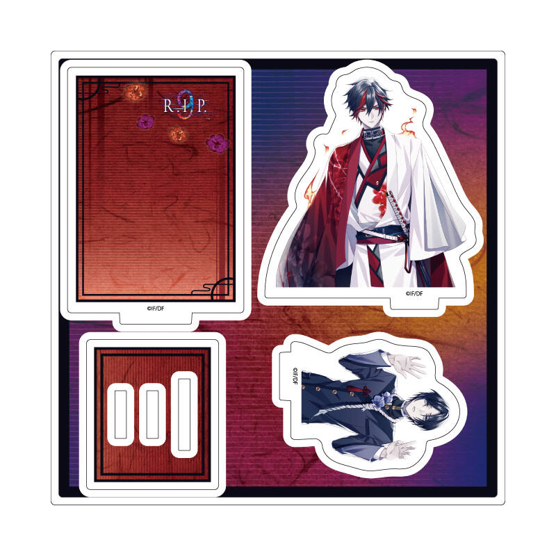 (PO) Acrylic Stand Plate 9 R.I.P. 01 Kureha & Hibiki (Official Illustration)