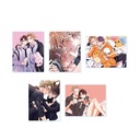 (PO) Acrylic Card Densetsu no Yarichin VS Teppeki no Shiriana 01 Official & Original Illustration [BOX]