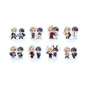 (PO) Acrylic Petit Stand Densetsu no Yarichin VS Teppeki no Shiriana 01 Official Illustration [BOX]