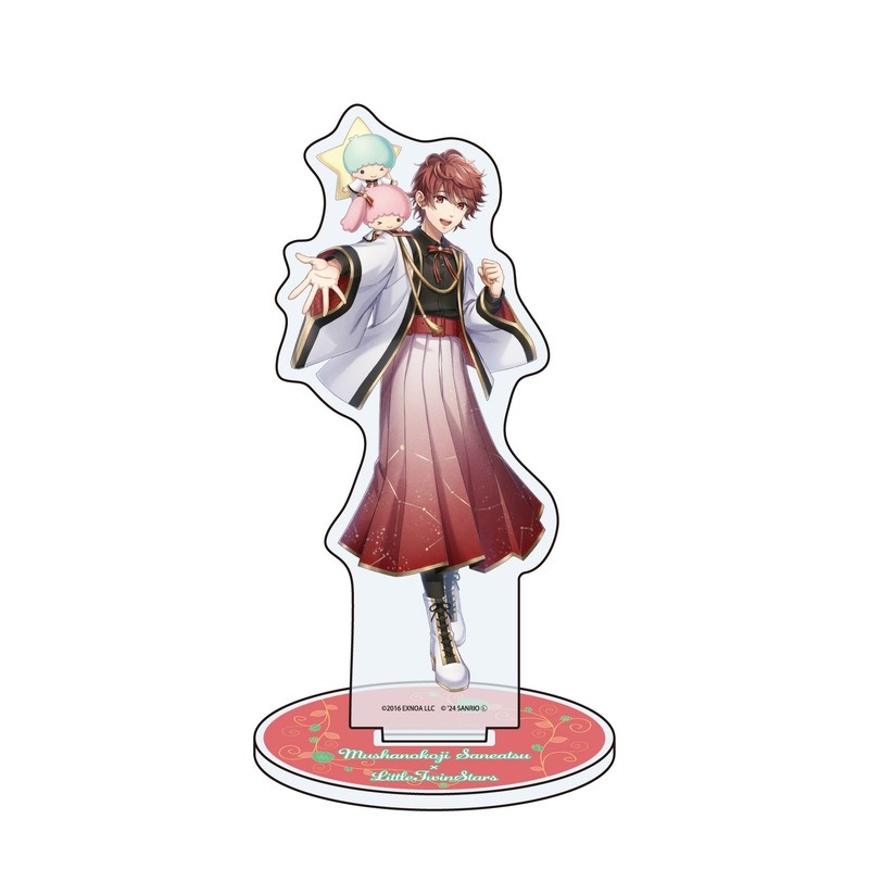(PO) Acrylic Stand Bungo to Alchemist x Sanrio Characters 04 Mushanokoji Saneatsu x Little Twin Stars (Original Illustration)