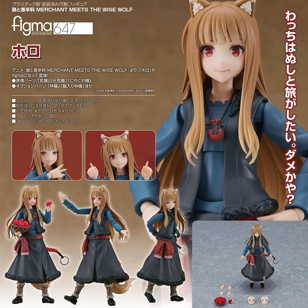 (PO) figma 647 Spice and Wolf MERCHANT MEETS THE WISE WOLF - Holo