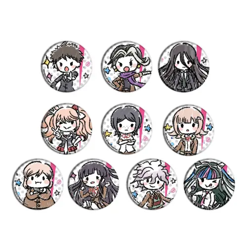 Danganronpa 3 - The End of Kibogamine Gakuen- Side: Despair 01 Graff Art Design Can Badge [BOX]