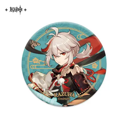 Genshin Impact Inazuma Region Series Chara Can Badge - Kaedehara Kazuha