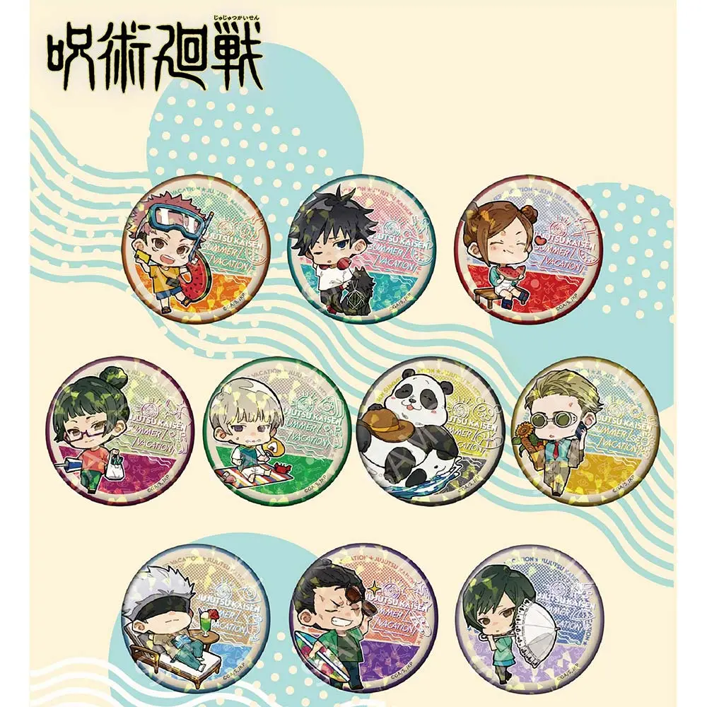 Jujutsu Kaisen Trading Hologram Can Badge Summer Vacation Ver. [BOX]