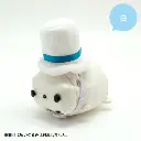 Coade Plush Silk Hat White