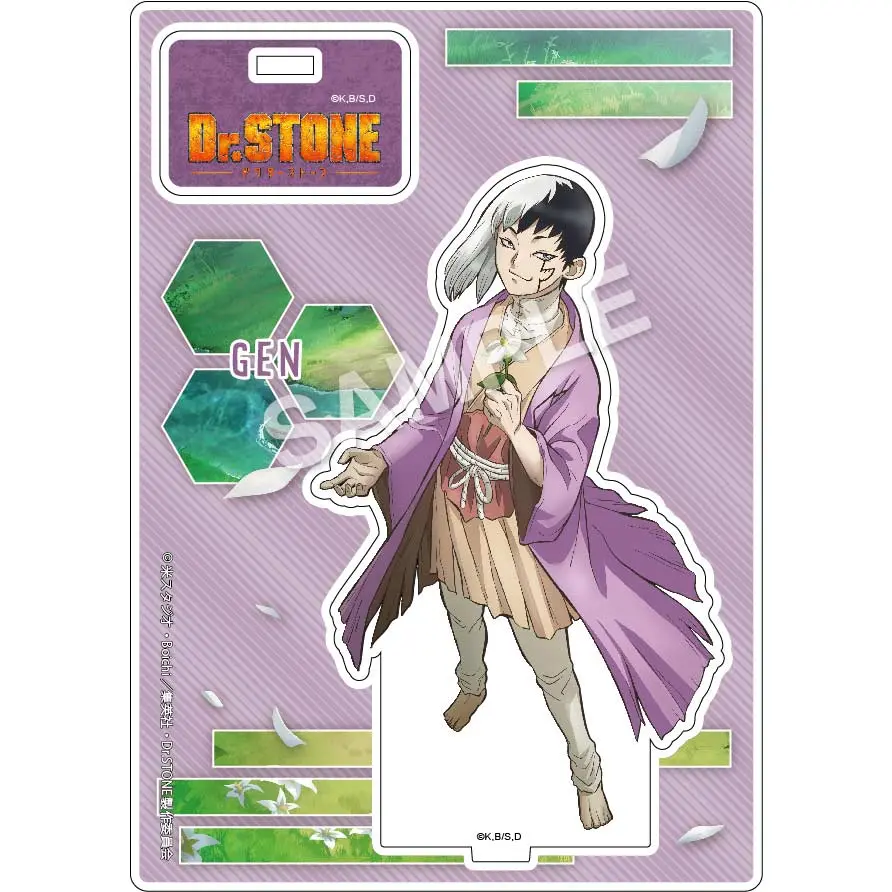 Dr. Stone Ishigami Village Activity Record Acrylic Stand - Asagiri Gen (Re-issue)