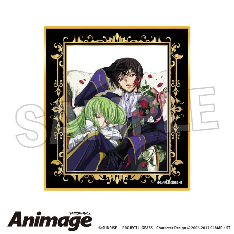 Code Geass Lelouch of the Rebellion Animage Giragira Shikishi C