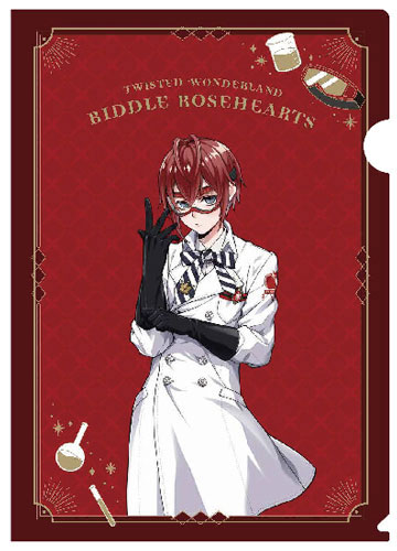 Disney Twisted Wonderland Clear File Lab Coat Riddle Rosehearts