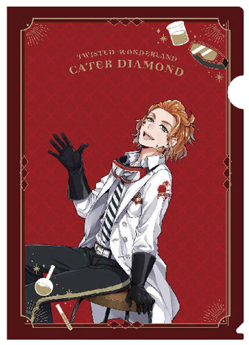 Disney Twisted Wonderland Clear File Lab Coat Cater Diamond