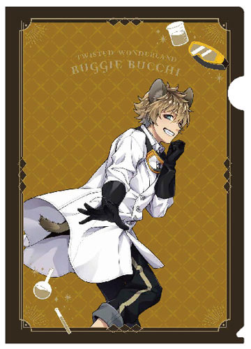 Disney Twisted Wonderland Clear File Lab Coat Ruggie Bucchi