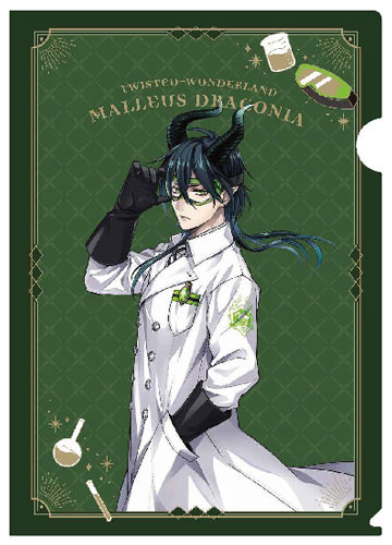 Disney Twisted Wonderland Clear File Lab Coat Malleus Draconia