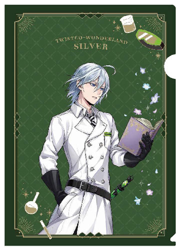 Disney Twisted Wonderland Clear File Lab Coat Silver