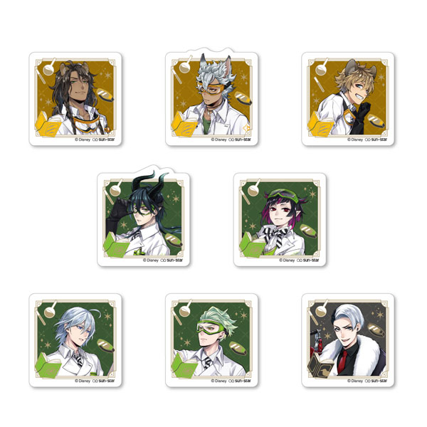 Disney Twisted Wonderland Acrylic Clip Lab Coat B Set [BOX]