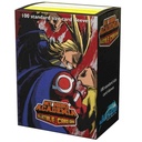 My Hero Academia Dragon Shield 100 Standard Deck Protector Sleeves Art Matte - All Might Flex AT-16022