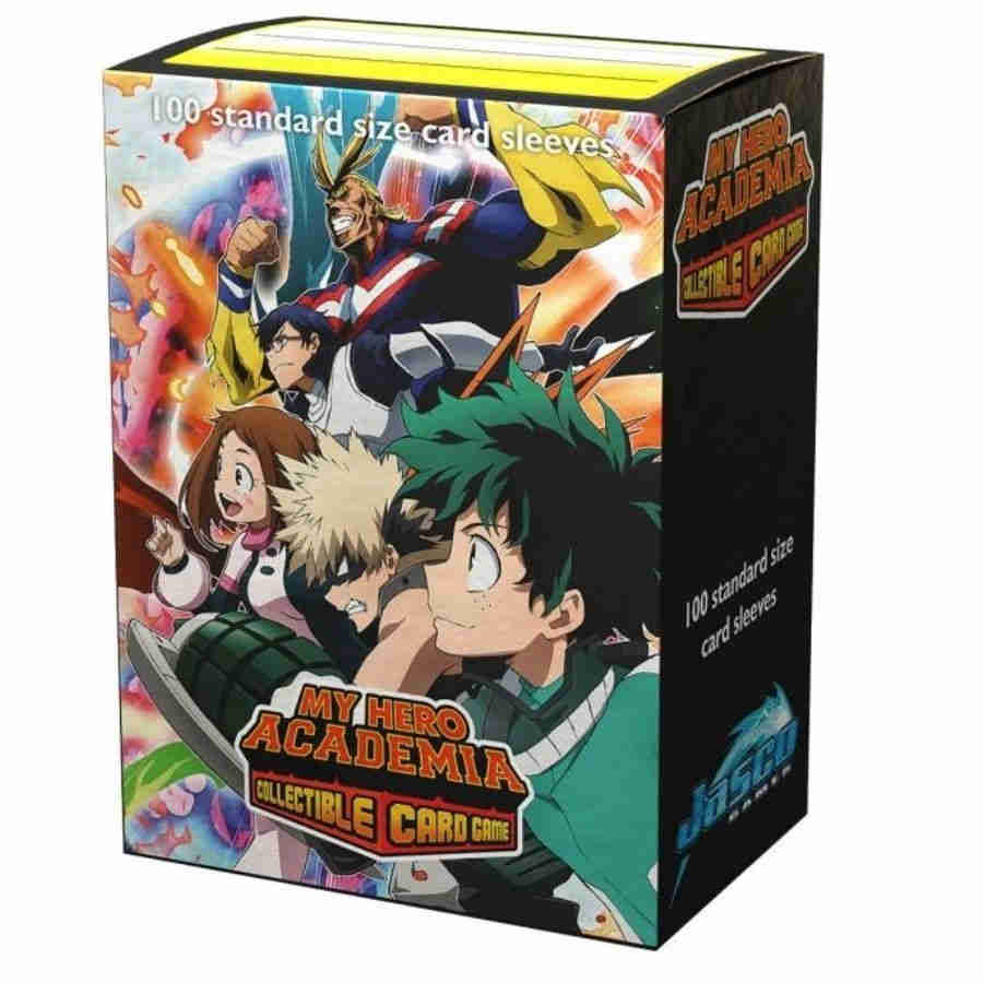 My Hero Academia Dragon Shield 100 Standard Deck Protector Sleeves Art Matte - Plus Ultra Fight AT-16023
