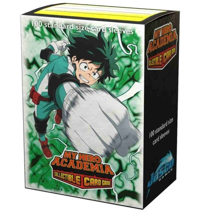 My Hero Academia Dragon Shield 100 Standard Deck Protector Sleeves Art Matte - Deku AT-16024