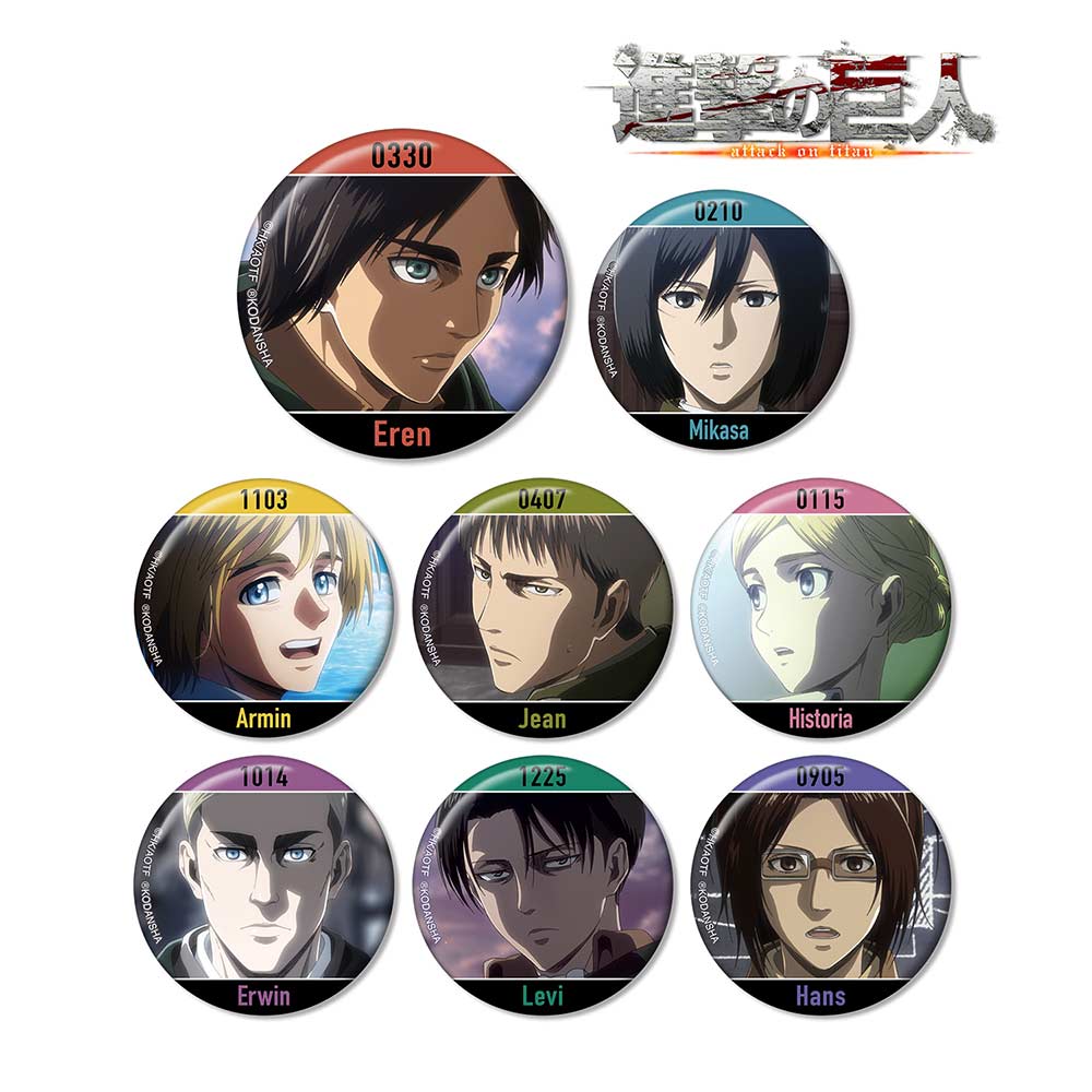 Attack on Titan Trading Can Badge Vol. 3 [BOX]
