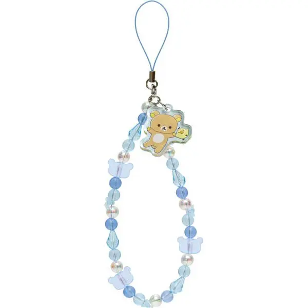 Rilakkuma Ame nochi Hare no Rilakkuma Bead Strap Rilakkuma & Kiiroitori