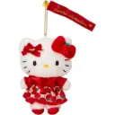 Sanrio Strawberry News 50th Anniversary Mascot Holder - Hello Kitty