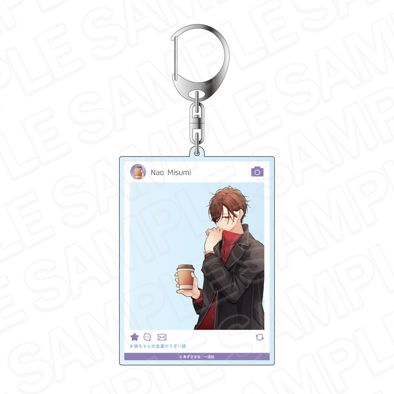 (PO) A story about Nao Misumi and Sena Ikuta SNS Style Acrylic Key Chain Misumi Nao Rendezvous Ver.