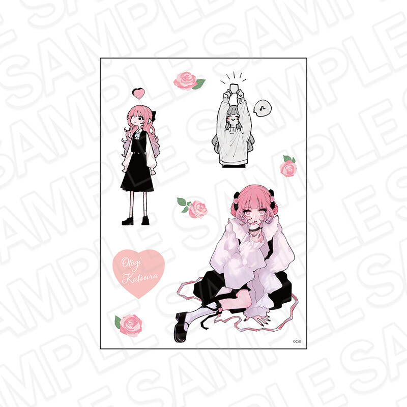 Fall in Love, You False Angels Sticker Sheet Katsura Otogi Valentine Ver.