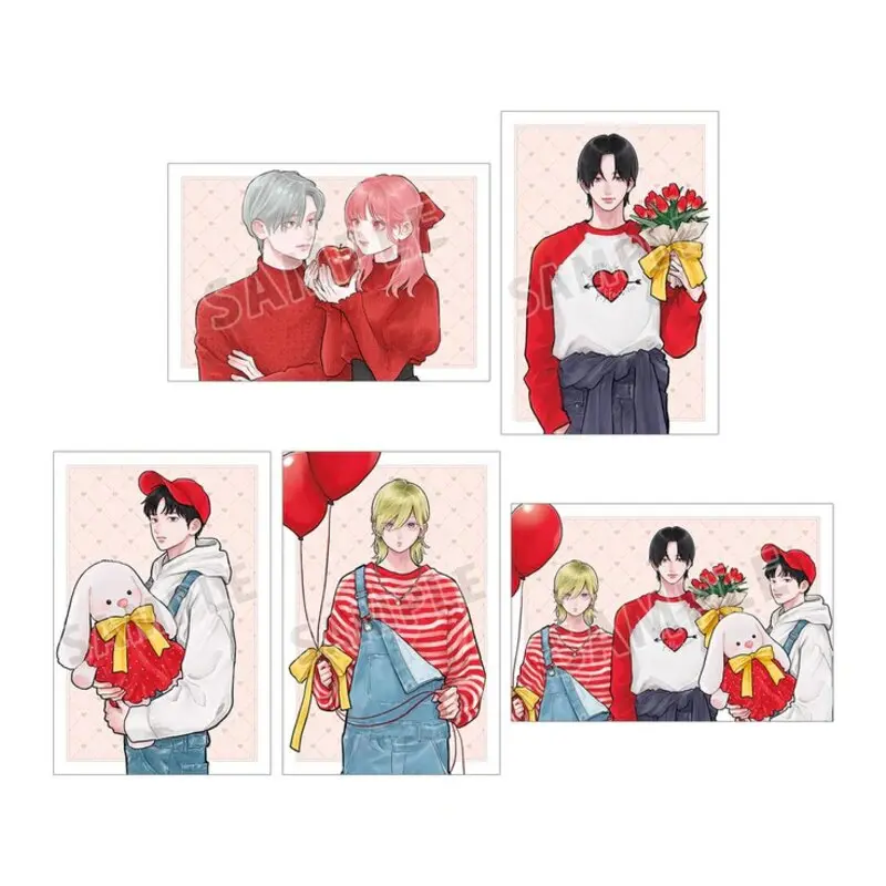 (PO) A Sign of Affection Suu Morishita Original Illustration SPRING GIFT Ver. Postcard 5 Set