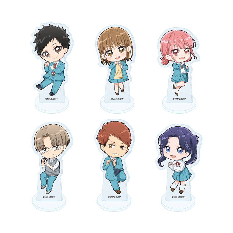 Acrylic Petit Stand Blue Box 02 Aohako Pose Ver. (Mini Character Illustration) [BOX]