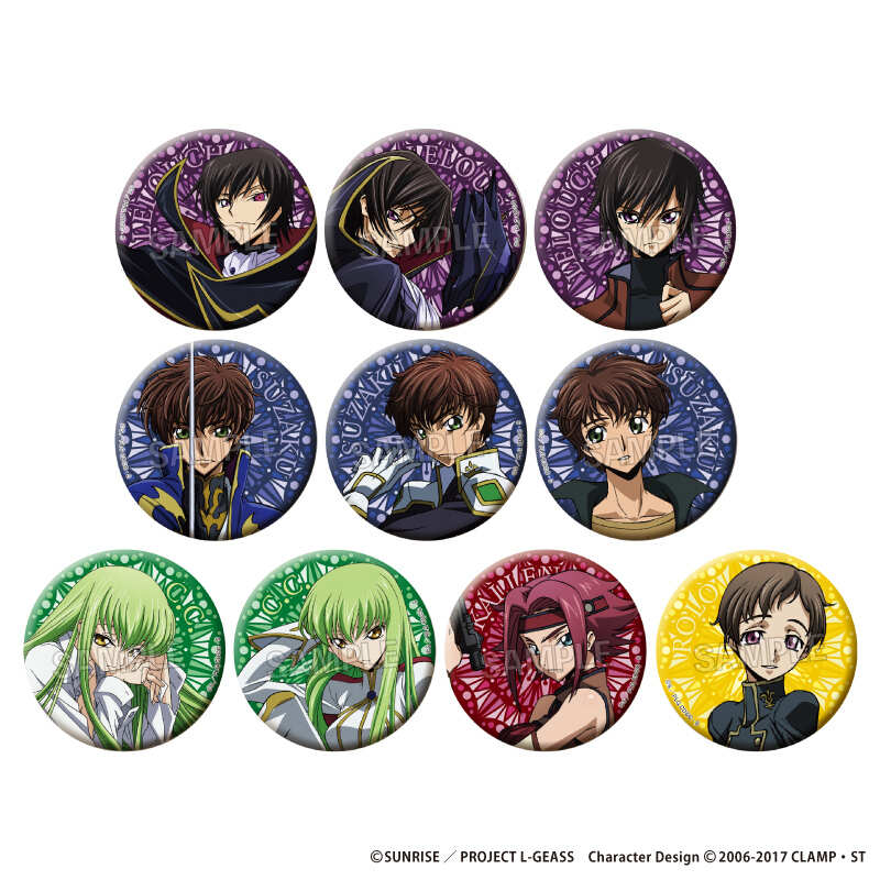 Code Geass Lelouch of the Rebellion Trading Giragira Can Badge BOX 2 [BOX]