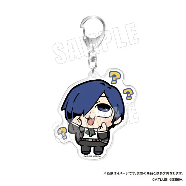 Persona 3 RELOAD Protagonist x Bkub Big Acrylic Keychain 05. Academics Rank 1