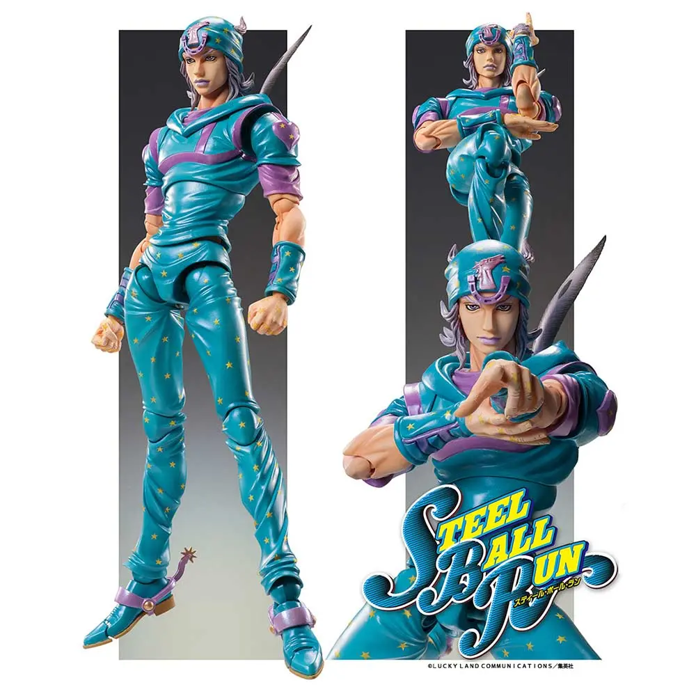 (PO) Super Action Statue JoJo's Bizarre Adventure Part VII Steel Ball Run - Johnny Joestar Second (Re-issue)