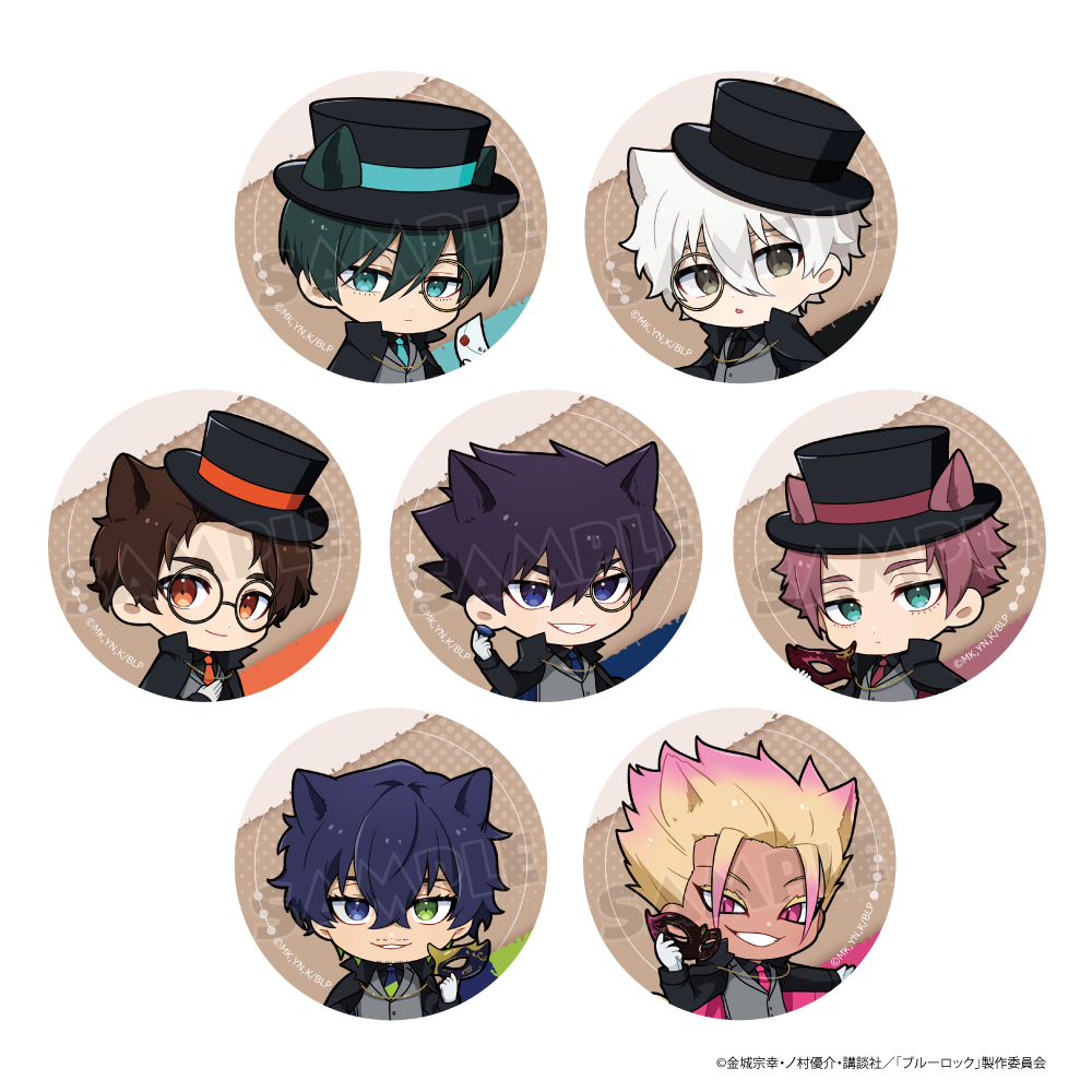 Blue Lock Trading Can Badge Cat Ears Phantom Thief / Ver. B [BOX]