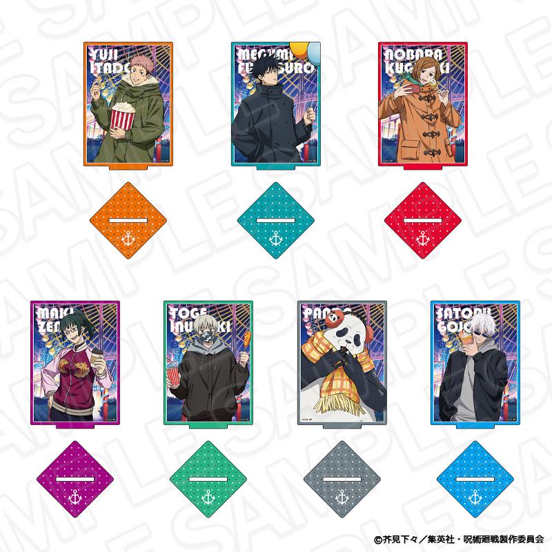 Jujutsu Kaisen Card Type Acrylic Stand Amusement Park at Night Ver. [BOX]