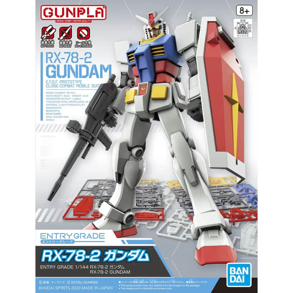 Entry Grade Model - Gundam 1/144 RX-78-2 (10)
