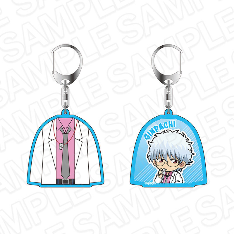 (PO) 3-Z Class Ginpachi-sensei Uniform Type Double-sided Key Chain Sakata Ginpachi Ball Game Tournament Deformed Ver.