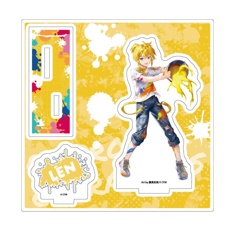 Acrylic Stand Plate Piapro Characters 15 Kagamine Len Paint Ver. (Original Illustration)