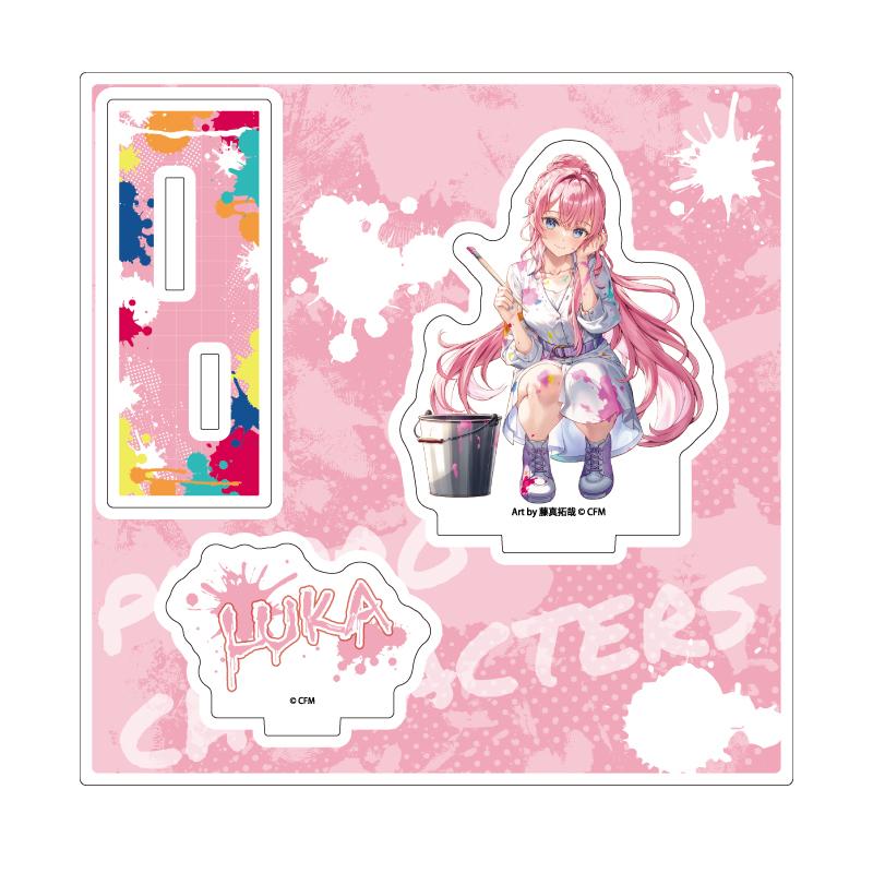 Acrylic Stand Plate Piapro Characters 16 Megurine Luka Paint Ver. (Original Illustration)