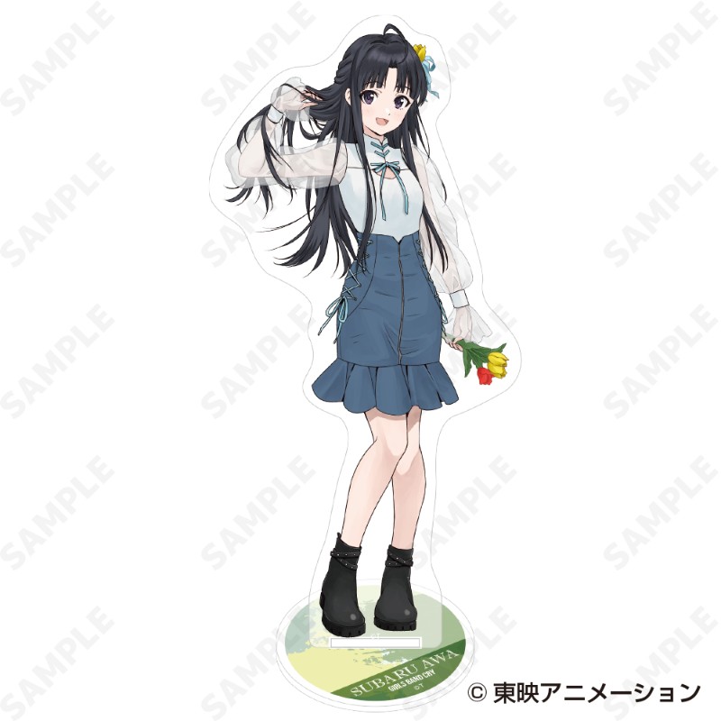 (PO) Girls Band Cry Acrylic Stand 3 Awa Subaru (Denim Style)