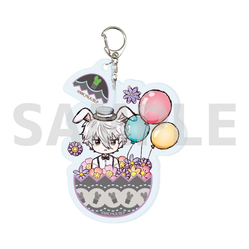 Acrylic Key Chain with Parts Blue Lock 03 Nagi Seishiro Easter Ver. (Graff Art Illustration)