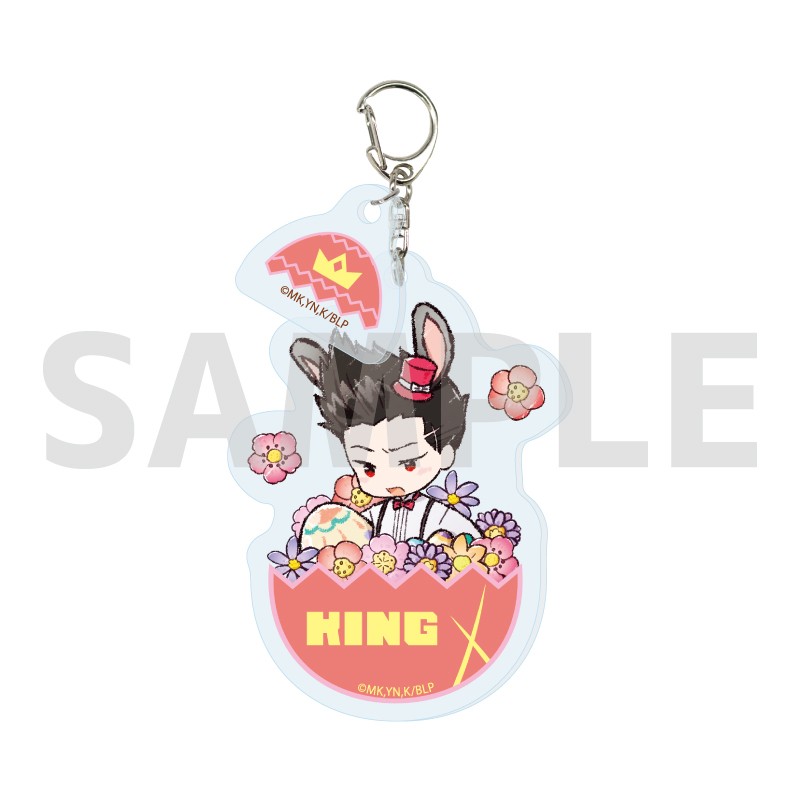 Acrylic Key Chain with Parts Blue Lock 10 Barou Shouei Easter Ver. (Graff Art Illustration)